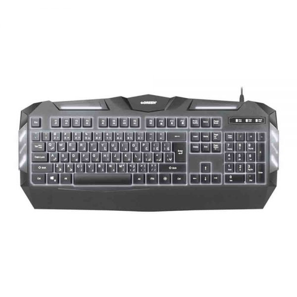 Backlight Gaming Keyboard GREEN GK403