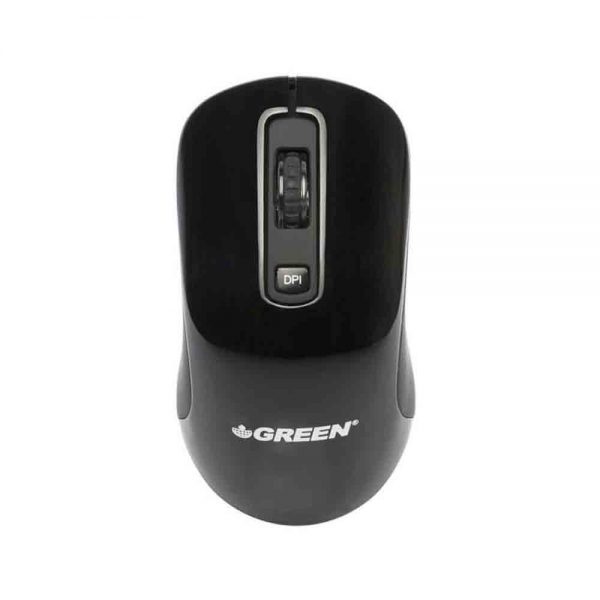 Green Wireles Optical Mouse GM403-W