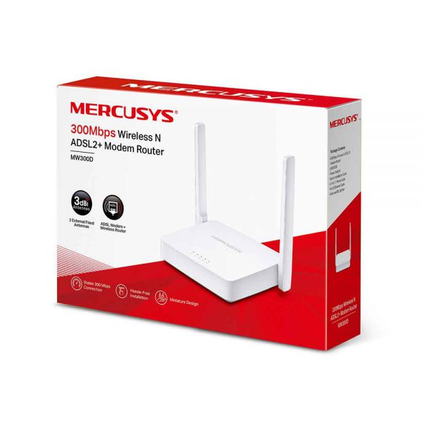 ADSL2+ Modem Router MERCUSYS MW300D
