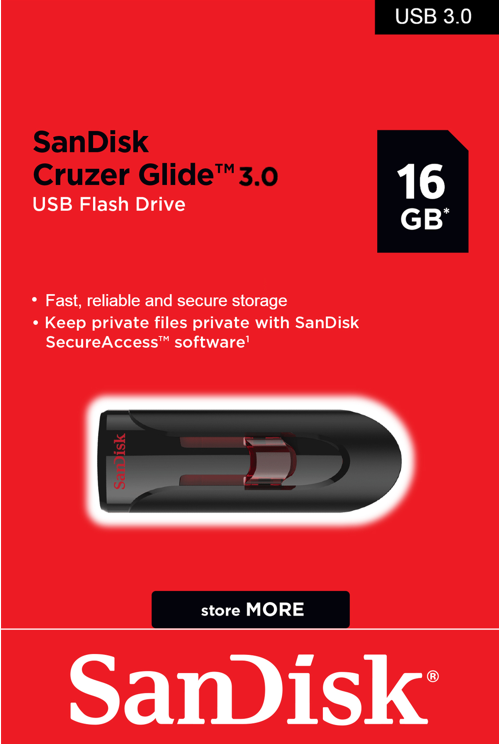 Cruzer Glide 3.0 USB Flash Drive