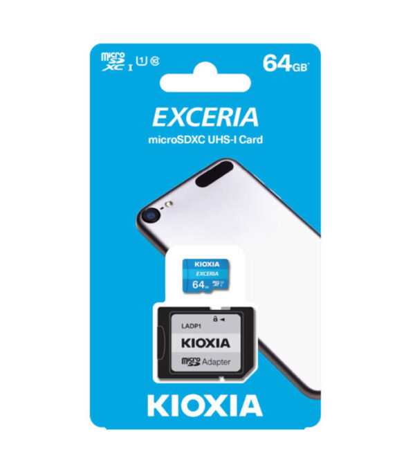 مموری کارت KIOXIA مدل EXCERIA microSDHC UHS-I ظرفیت 64 گیگابایت