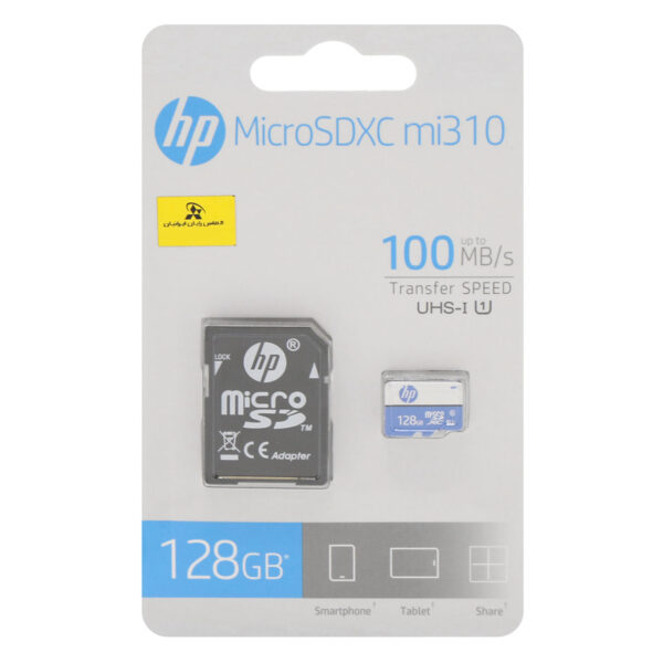 كارت حافظه MicroSDXC برند HP مدل Mi310 ظرفیت 128 گیگابایت