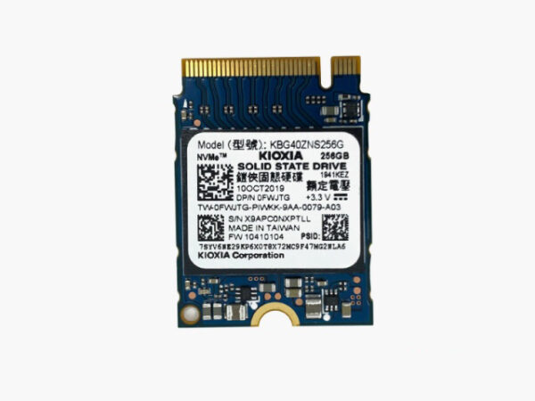 حافظه SSD سایز M.2 2230 کیوکسیا مدل KBG40ZNS256G ظرفیت 256 گیگابایت