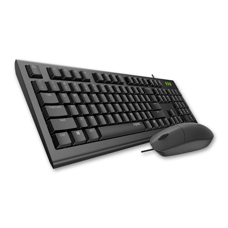 Rapoo X125S Keyboard and Mouse ست کیبورد و ماوس سیمی رپو مدل X125S
